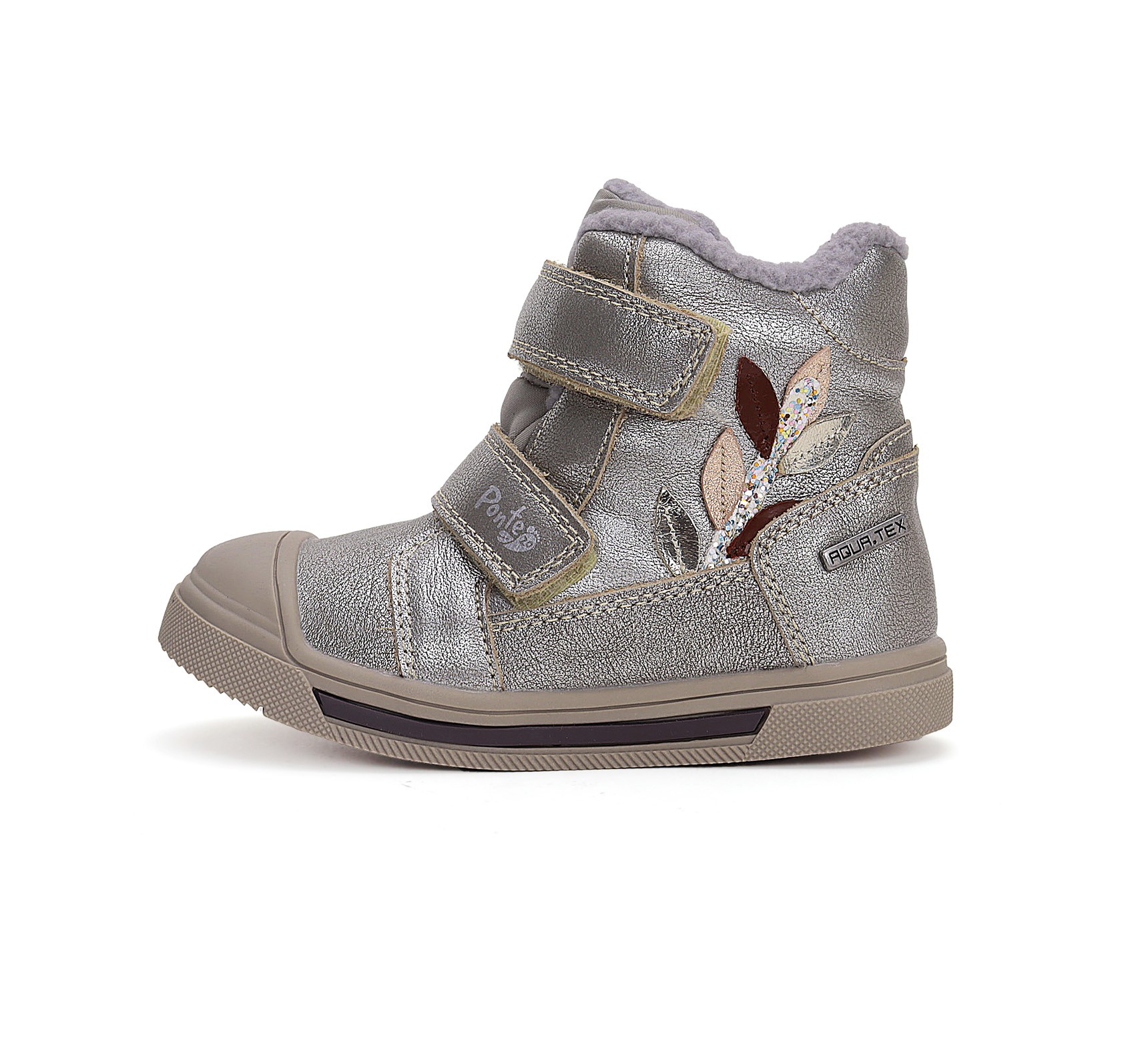 Ponte20 Sidabriniai vandeniui atsparūs batai 28-33 d. DA06-4-2850AL. Batai vaikams 3 Ponte20 Sidabriniai vandeniui atsparūs batai 28-33 d. DA06-4-2850AL. Batai vaikams. Tvirtas užkulnis