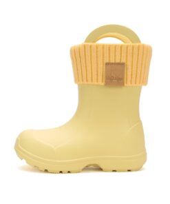 Ponte20 Geltoni guminiai batai su išimama kojine 20-31 d. I106-52295. Batai vaikams. Tvirtas užkulnis