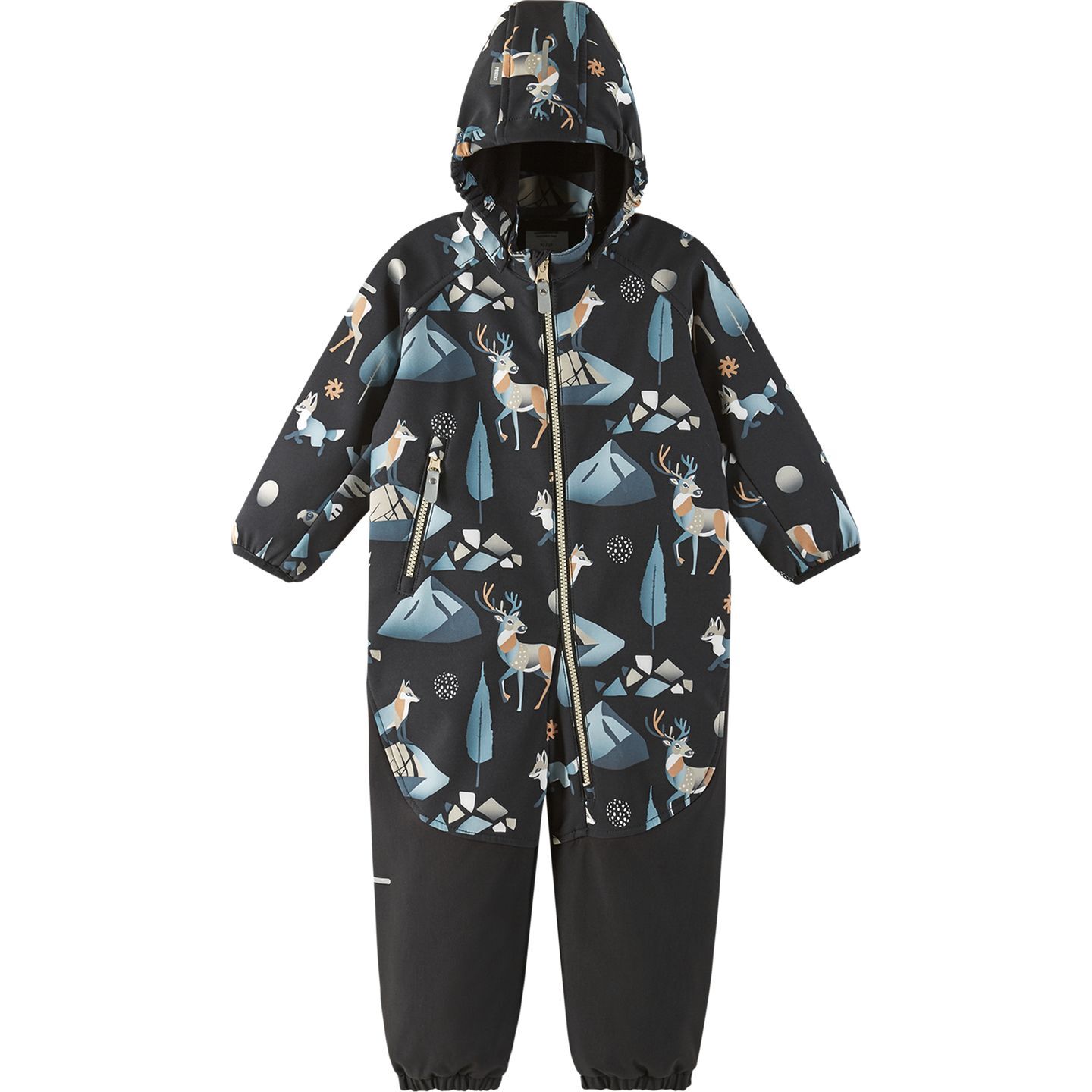 REIMA Mjosa 5100006D kombinezonas vaikams 5 Overalls REIMA Mjosa 5100006D Black