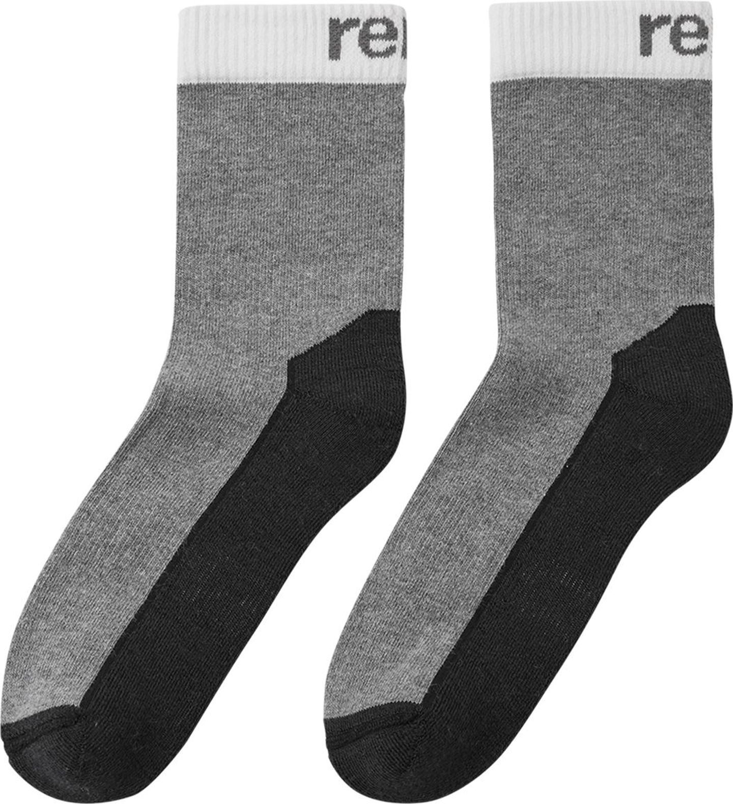 REIMA VILLALLA 5300051C kojinės vaikams 8 Socks REIMA VILLALLA 5300051C Melange grey 9401