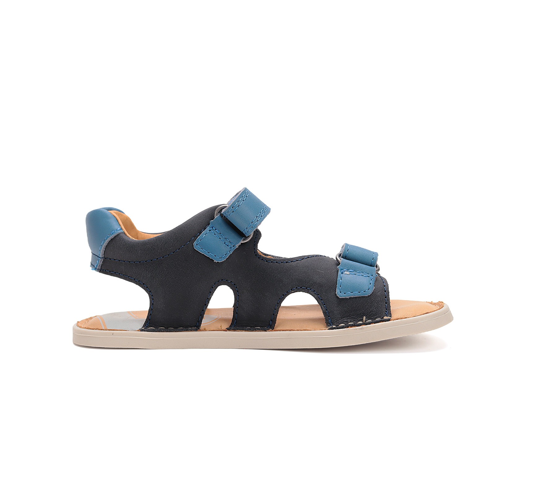 Mėlynos barefoot basutės 26-31 d. G076-51995M. D.D.Step (Vengrija). Batai vaikams 6 batukai vaikams D.D.Step (Vengrija) Mėlynos barefoot basutės 26-31 d. G076-51995M