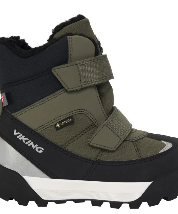 VIKING Expower Warm GTX 2V žieminai batai vaikams su GORETEX - Olive
