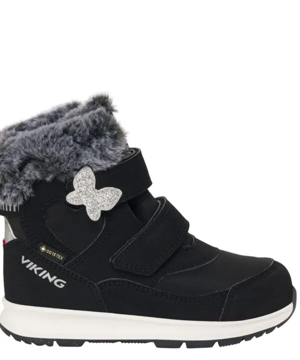 Viking žieminiai batai mergaitėms Belle Butterfly Warm GTX 2V Dark Pink