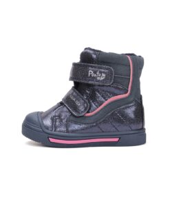 Ponte20 Mėlyni vandeniui atsparūs batai 28-33 d. DA06-5-2883BL. Batai vaikams. Tvirtas užkulnis