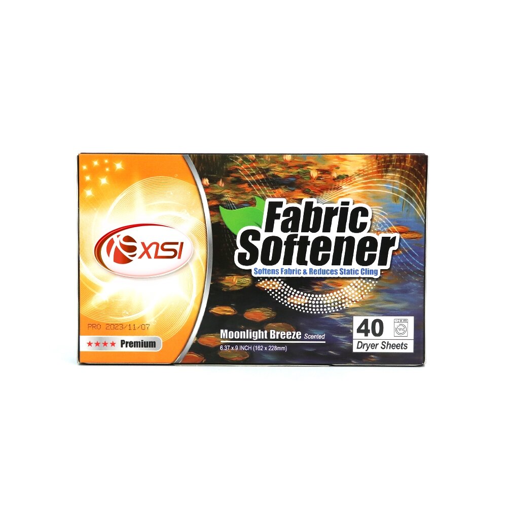 Ekologiški kvapnūs džiovyklės lapeliai su audinių minkštikliu, 40 vnt., „Moonlight Breeze“ kvapo 3 Ekologiški kvapnūs džiovyklės lapeliai su audinių minkštikliu, 40 vnt., „Moonlight Breeze“ kvapo