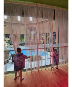 Mikropluošto pončas Skilsas Dūminis Melsvumas, 70 x80 cm