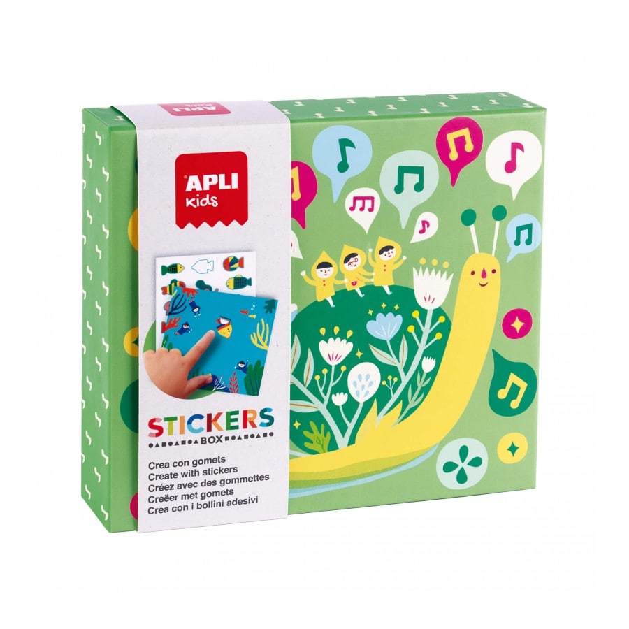 Apli Kids lipdukų žaidimas MAŽYLIAI - Apli Kids 3 edukaciniai zaislai. Lavinamieji zaislai. Apli Kids . Apli Kids lipdukų žaidimas MAŽYLIAI