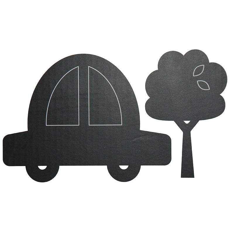 Juoda lipni kreidinė lenta Mašina - Apli Kids 3 edukaciniai zaislai. Lavinamieji zaislai. Apli Kids . Juoda lipni kreidinė lenta Mašina