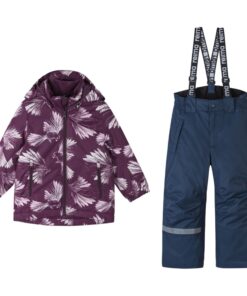 REIMA žieminis dviejų dalių komplektas (striukė + kelnės)  - Deep purple/Navy