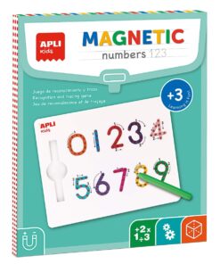 edukaciniai zaislai. Lavinamieji zaislai. Apli Kids . Mokomoji magnetinė lenta 123 SKAIČIAI