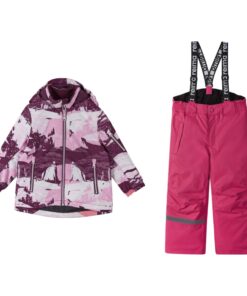 REIMA žieminis dviejų dalių komplektas (striukė + kelnės) - RASPBERRY PINK