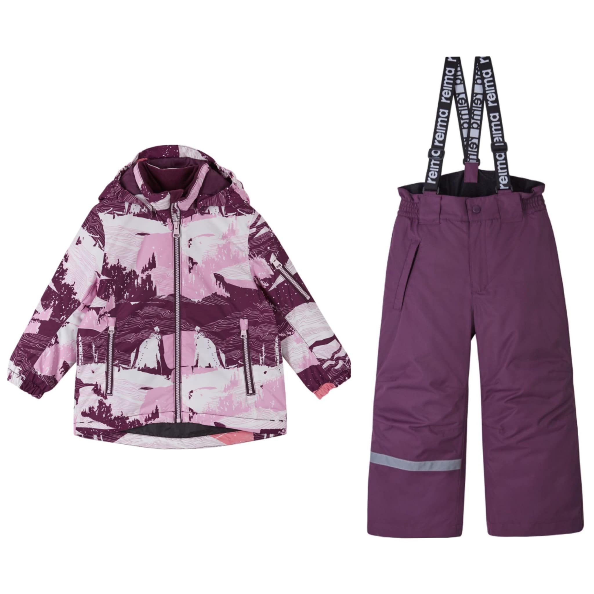 REIMA žieminis dviejų dalių komplektas (striukė + kelnės) - Deep Purple 3 REIMA žieminis dviejų dalių komplektas (striukė + kelnės) - Deep Purple