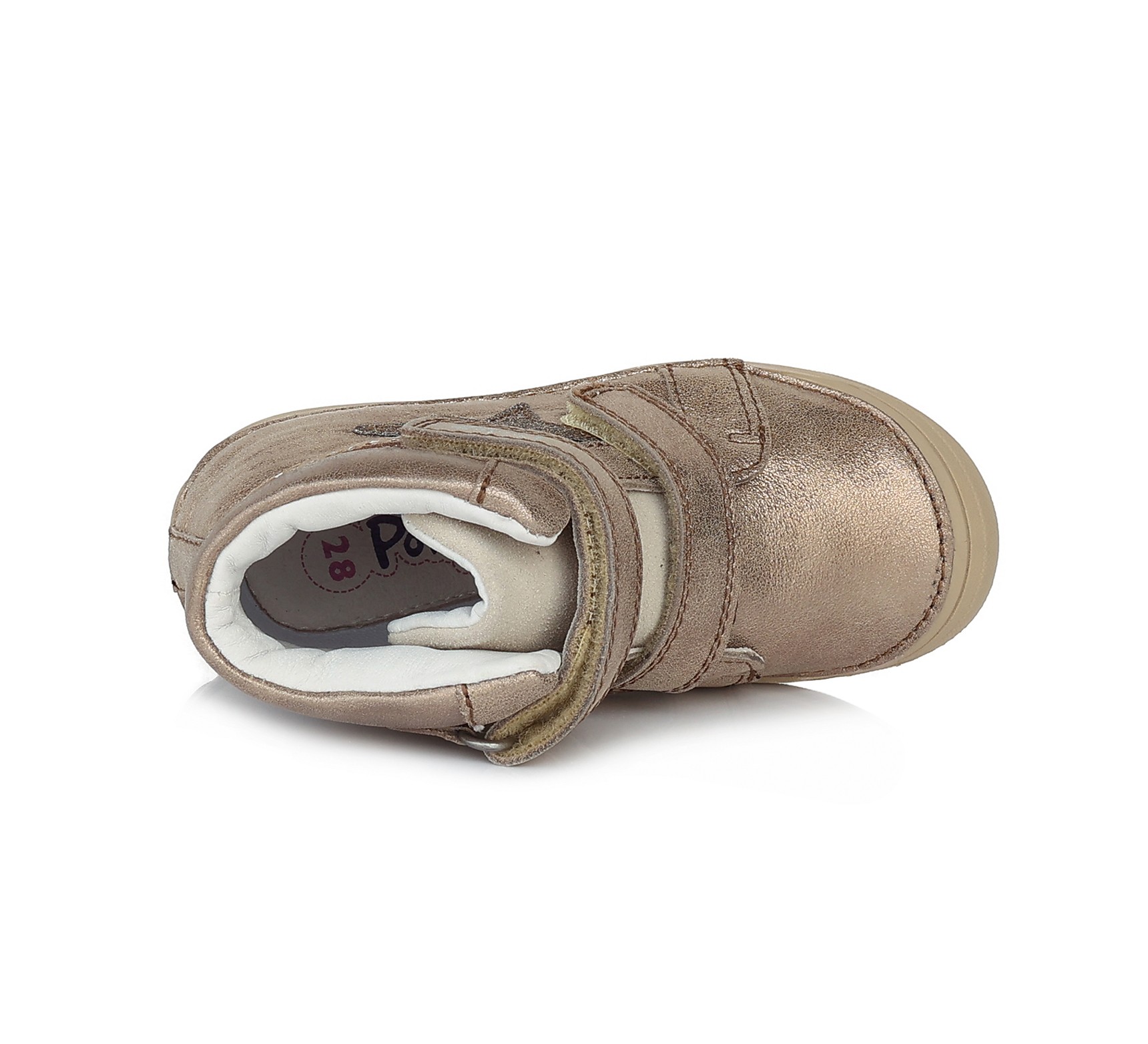 Ponte20 Auksinės spalvos batai 30-35 d. DA031428AL. Batai vaikams 6 Ponte20 Auksinės spalvos batai 30-35 d. DA031428AL. Batai vaikams. Tvirtas užkulnis