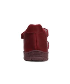 Ponte20 Raudonos basutės 22-27 d. DA05-4-1314. Batai vaikams. Tvirtas užkulnis