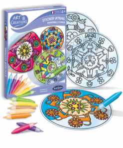 edukaciniai zaislai. Lavinamieji zaislai. SentoSphere . Vitražų rinkinys - Mandalos