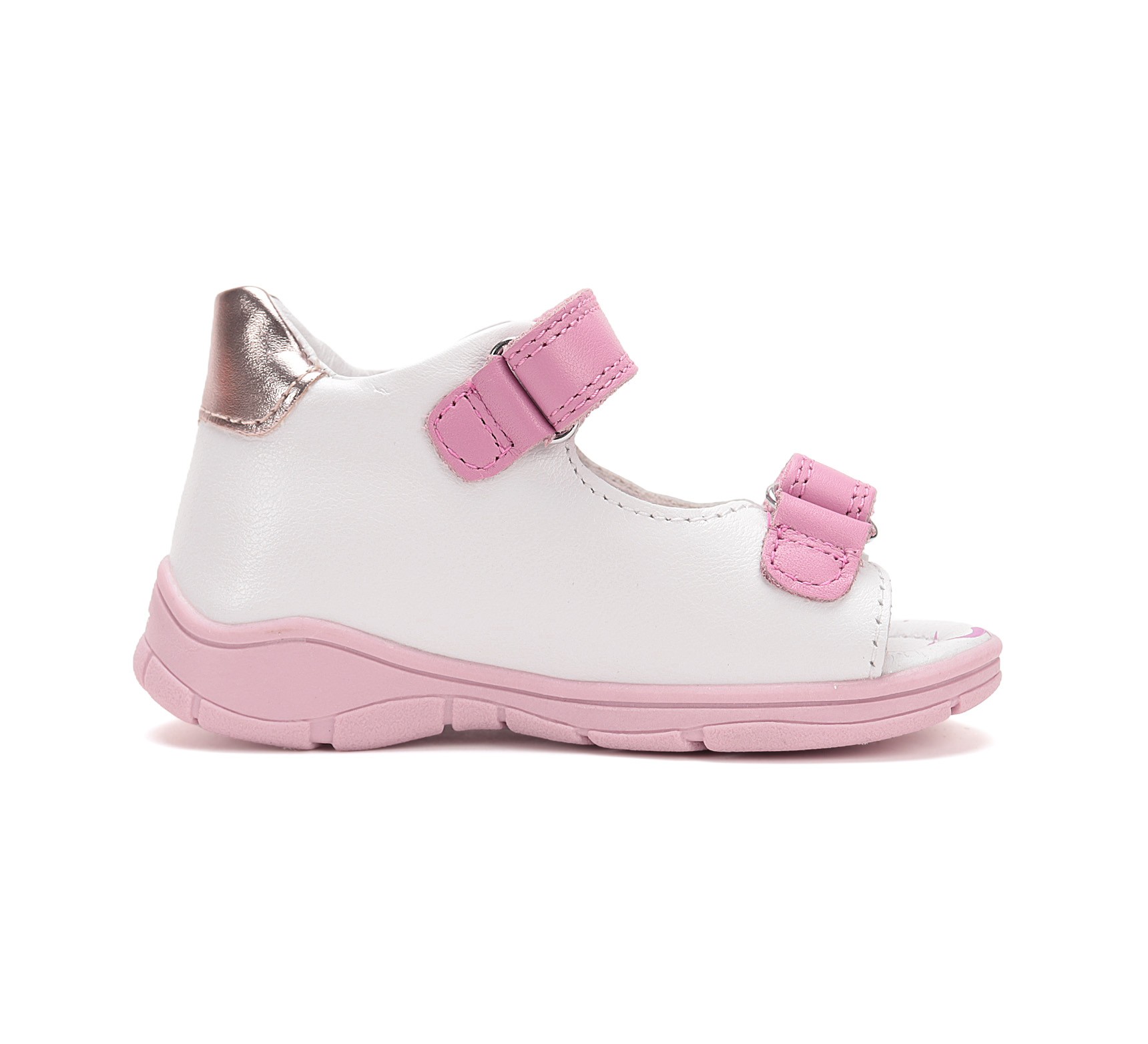 Ponte20 Baltos basutės 22-27 d. DA05-5-1733B. Batai vaikams. Tvirtas užkulnis