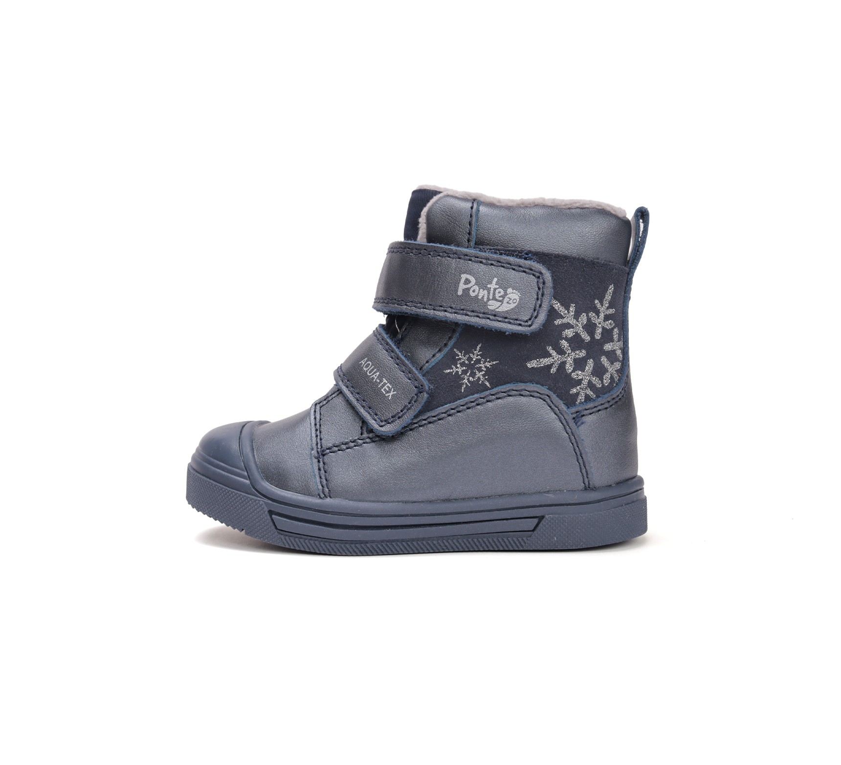 Ponte20 Mėlyni vandeniui atsparūs batai 22-27 d. DA06-5-2829. Batai vaikams. Tvirtas užkulnis