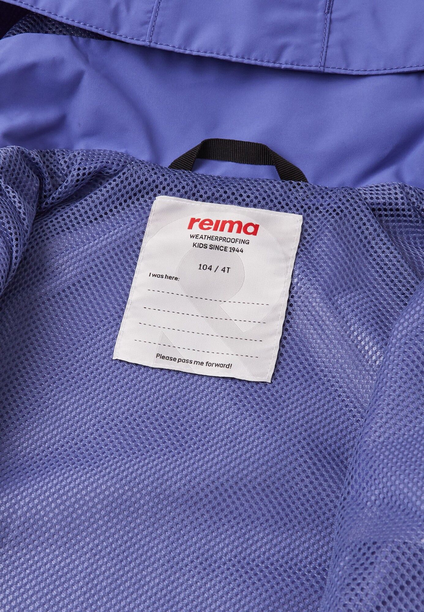 REIMA Kallahti Breezy Violet lietaus striukė vaikams 9 Rainwear REIMA Kallahti Breezy Violet For Kids