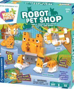 edukaciniai zaislai. Lavinamieji zaislai. KOSMOS . NEŽYMUS PAŽEIDIMAS - KIDS FIRST mokslinis rinkinys Robot Pet Shop