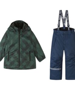 REIMA žieminis dviejų dalių komplektas (striukė + kelnės) - Thymegreen/Navy