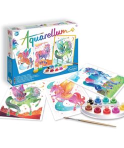 edukaciniai zaislai. Lavinamieji zaislai. SentoSphere . Akvarelės rinkinys „Vienaragiai ir pegasai”