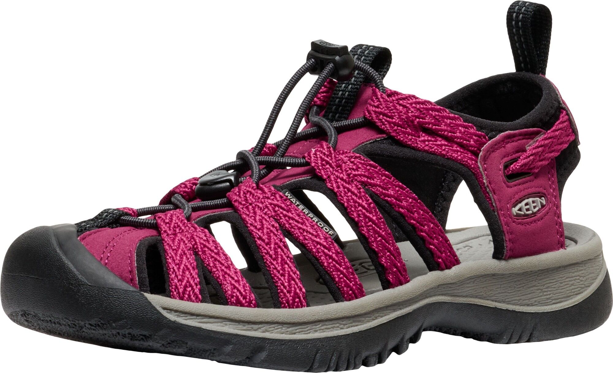Keen WHISPER WOMEN moteriškos basutės Beaujolais/Black 4 Keen WHISPER WOMEN moteriškos basutės Beaujolais/Black - Image 2
