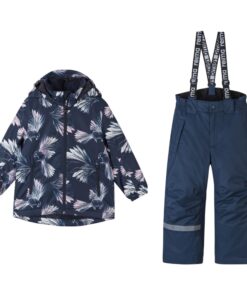 REIMA žieminis dviejų dalių komplektas (striukė + kelnės)  - Magenta/Navy