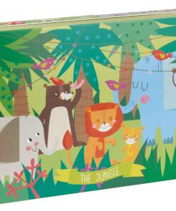 edukaciniai zaislai. Lavinamieji zaislai. Apli Kids . APLI Kids XL dėlionė DŽIUNGLĖS