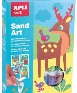 edukaciniai zaislai. Lavinamieji zaislai. Apli Kids . APLI Kids kūrybinis rinkinys SPALVOTO SMĖLIO MENAS