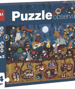 edukaciniai zaislai. Lavinamieji zaislai. Apli Kids . APLI Pastabumo dėlionė „Miškas”