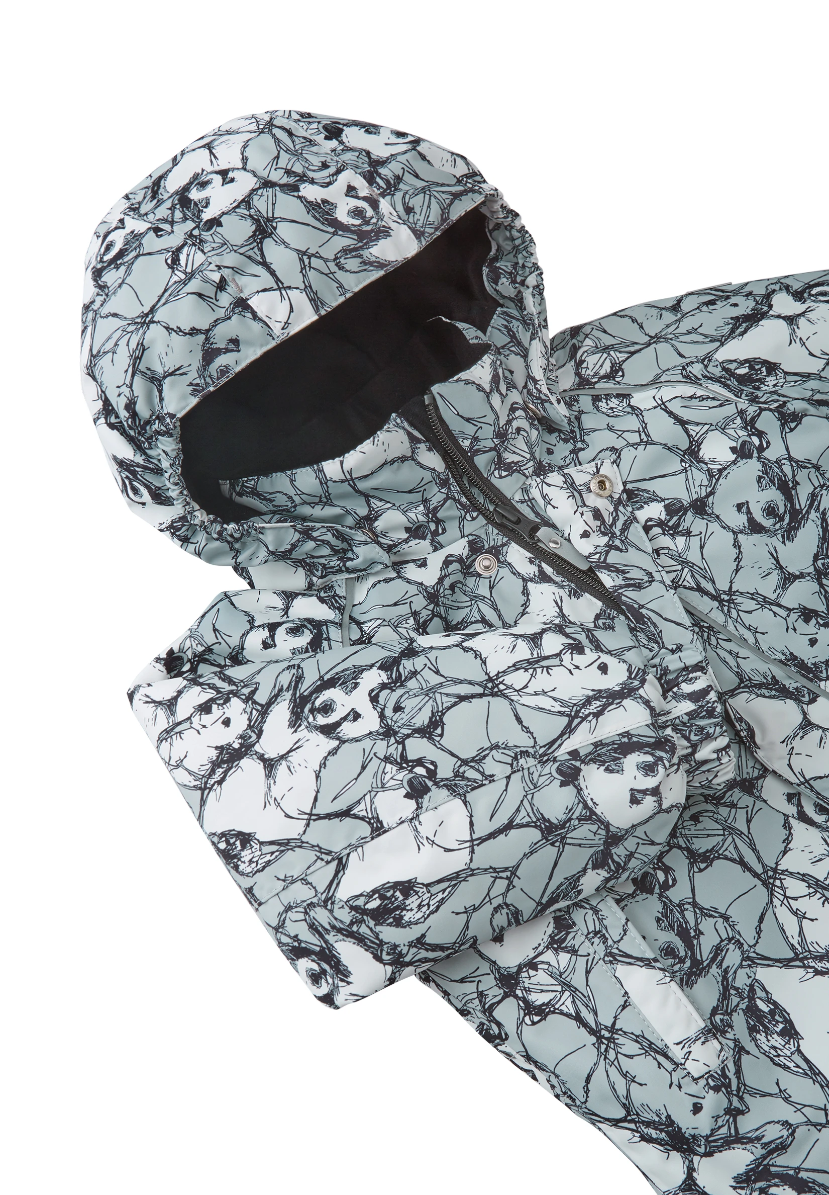 REIMA Langnes 5100119A žieminis kombinezonas vaikams - Black 9994 4 REIMA Langnes 5100119A žieminis kombinezonas vaikams - Black 9994 - Image 2