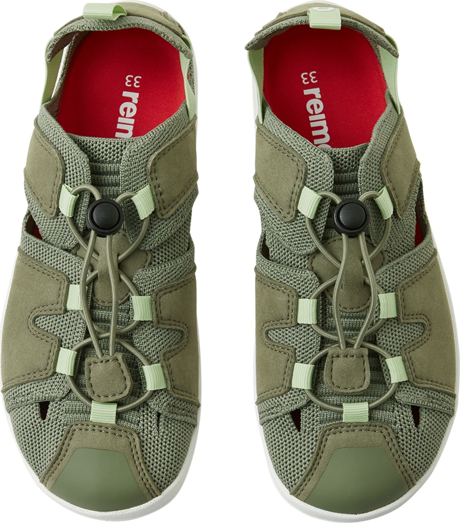 REIMA Valoa 5400157B batai vaikams 8 Sandals REIMA Valoa 5400157B Greyish green