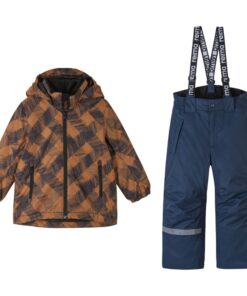 REIMA žieminis dviejų dalių komplektas (striukė + kelnės)  - Cinnamon brown/Navy