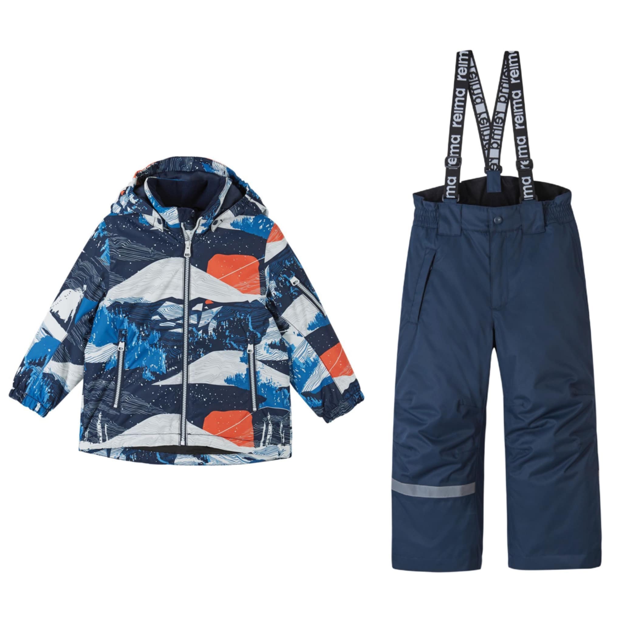 REIMA žieminis dviejų dalių komplektas (striukė + kelnės) - Navy 3 REIMA žieminis dviejų dalių komplektas (striukė + kelnės) - Navy