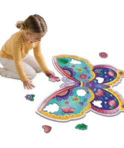edukaciniai zaislai. Lavinamieji zaislai. Mindware . Grindų dėlionė „Butterfly“