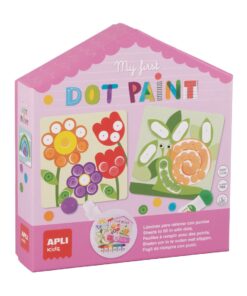edukaciniai zaislai. Lavinamieji zaislai. Apli Kids . APLI kūrybinis rinkinys „Mano pirmoji tapyba taškais"