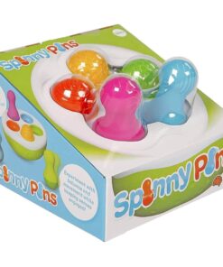 edukaciniai zaislai. Lavinamieji zaislai. FatBrainToys . Sensorinis žaislas „SpinnyPins”