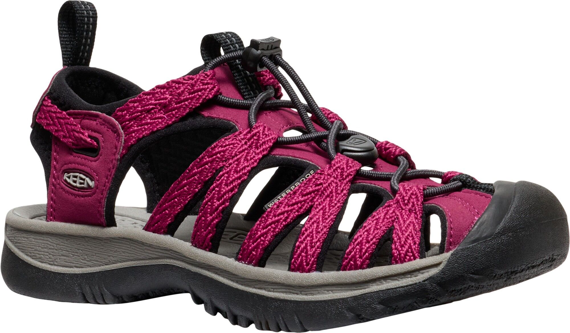 Keen WHISPER WOMEN moteriškos basutės Beaujolais/Black 5 Keen WHISPER WOMEN moteriškos basutės Beaujolais/Black - Image 3