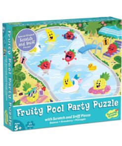 edukaciniai zaislai. Lavinamieji zaislai. Mindware . Dėlionė „Scratch and Sniff: Fruity Pool Party“