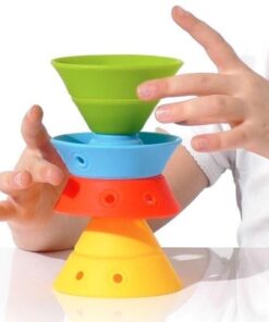 edukaciniai zaislai. Lavinamieji zaislai. Moluk . Hix Mix kūgiai-transformeriai