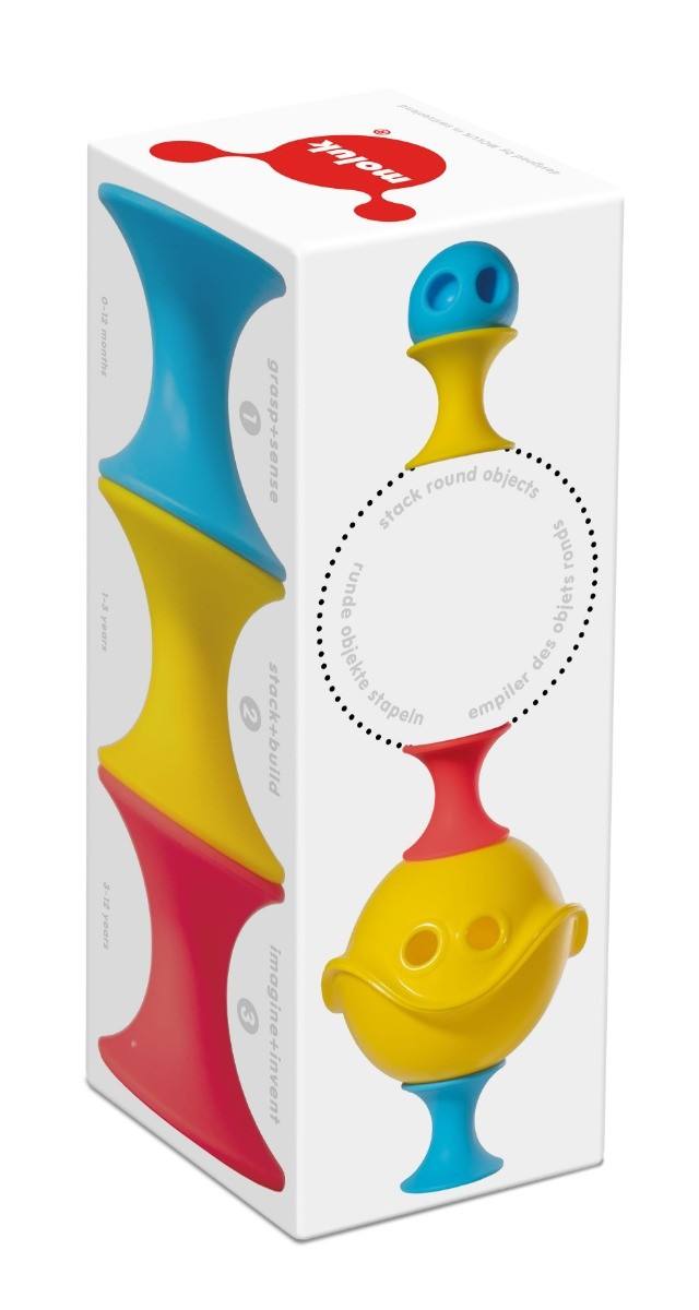 Silikoninės statymo ritės TULU - Moluk 3 edukaciniai zaislai. Lavinamieji zaislai. Moluk . Silikoninės statymo ritės TULU