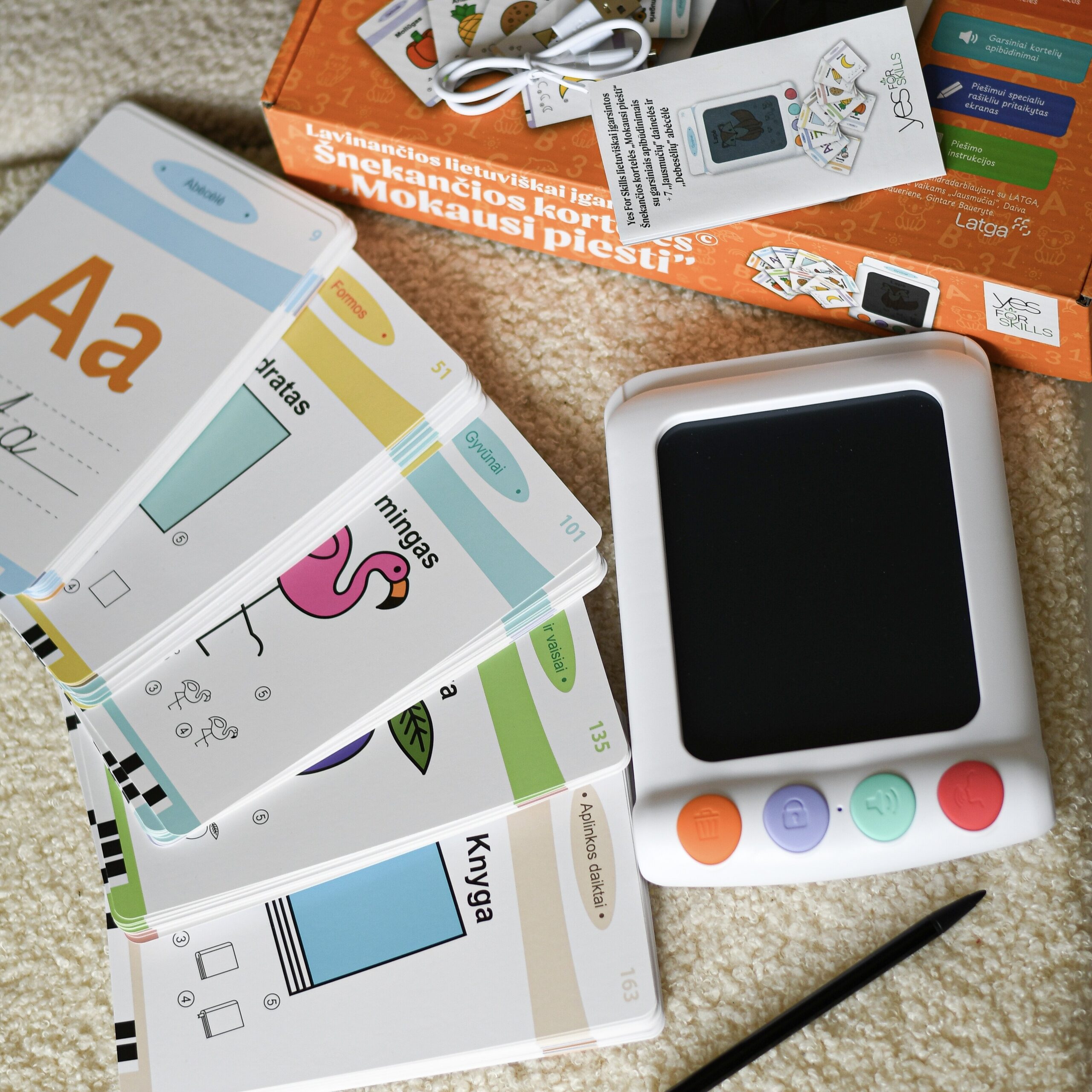 Yes For Skills lietuviškai įgarsintos Šnekančios kortelės „Mokausi piešti“ su garsiniais kortelių apibūdinimais, kalbančios lietuviškai 3 Yes For Skills lietuviškai įgarsintos Šnekančios kortelės „Mokausi piešti“ su garsiniais kortelių apibūdinimais, kalbančios lietuviškai