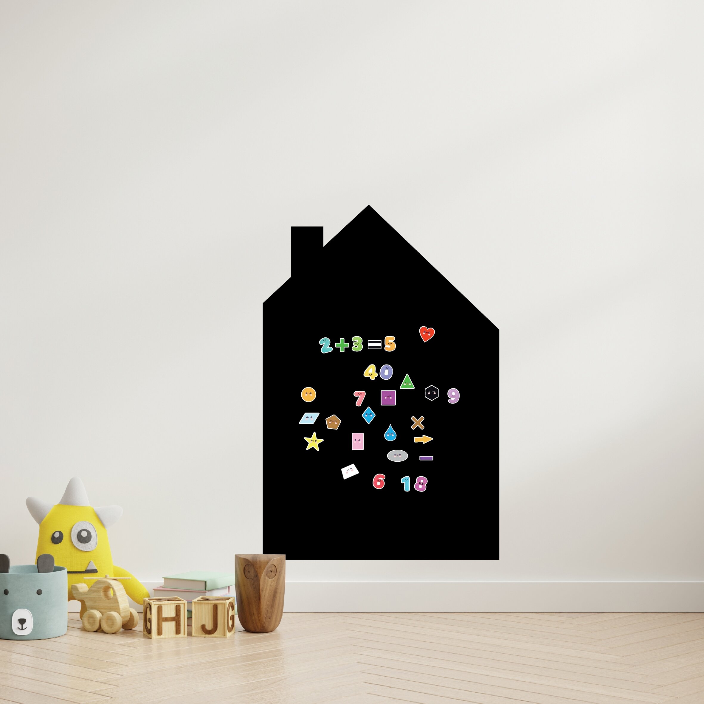 YES FOR SKILLS priklijuojama magnetinė lenta prie sienos "Namelis" 4 YES FOR SKILLS priklijuojama magnetinė lenta prie sienos "Namelis" - Image 2