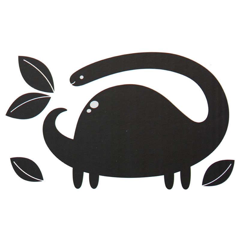 Juoda lipni kreidinė lenta Dinozauras - Apli Kids 3 edukaciniai zaislai. Lavinamieji zaislai. Apli Kids . Juoda lipni kreidinė lenta Dinozauras