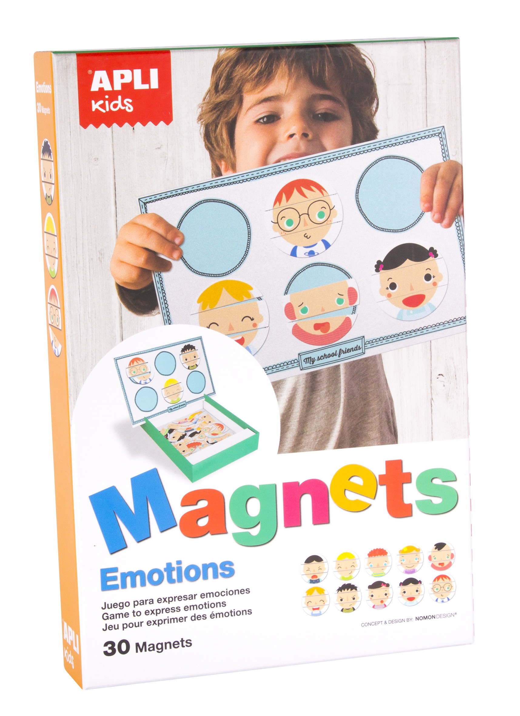 Apli Kids magnetinis žaidimas EMOCIJOS - Apli Kids 3 edukaciniai zaislai. Lavinamieji zaislai. Apli Kids . Apli Kids magnetinis žaidimas EMOCIJOS