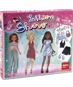 edukaciniai zaislai. Lavinamieji zaislai. Apli Kids . Magnetinis žaidimas - Mados šou