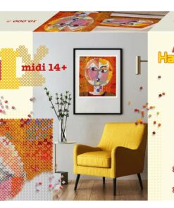 edukaciniai zaislai. Lavinamieji zaislai. HAMA . HAMA ART kūrybinis karoliukų rinkinys PAUL KLEE