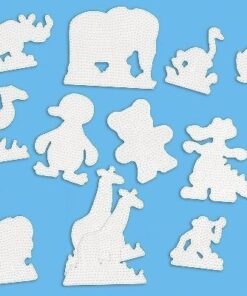 edukaciniai zaislai. Lavinamieji zaislai. HAMA . HAMA MIDI karoliukų dėliojimo lentelių rinkinys „Zoo“