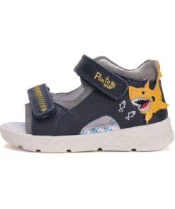 Ponte20 Mėlynos basutės 22-27 d. DA05-5-1708. Batai vaikams. Tvirtas užkulnis