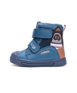 Ponte20 Mėlyni vandeniui atsparūs batai 28-33 d. DA06-5-2968L. Batai vaikams. Tvirtas užkulnis